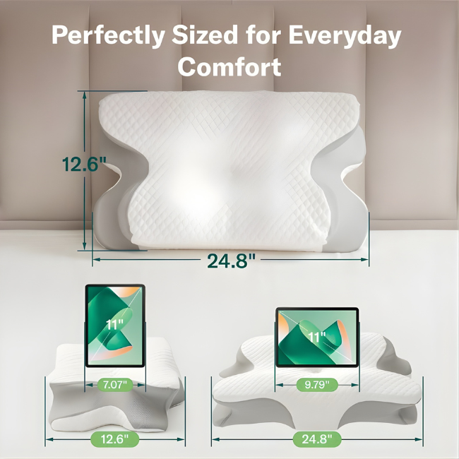 Vaultora™ CozySleep Cervical Pillow