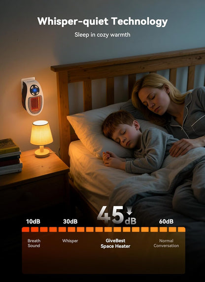 Vaultora™ HomeHeat Mini Plug-in Space Heater