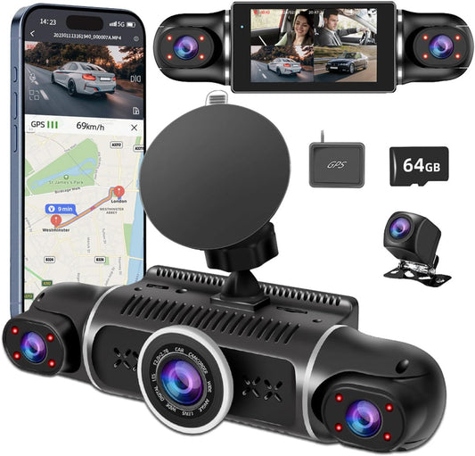 RoadEye™ R-EYE 360° 4 Channel Dashcam