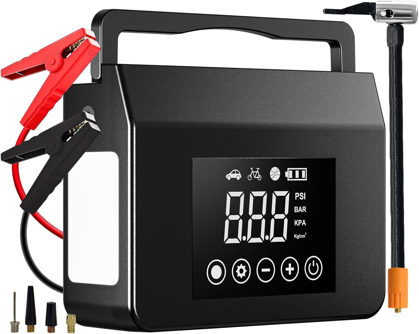Vaultora™ Portable Jump Starter with Air Compressor