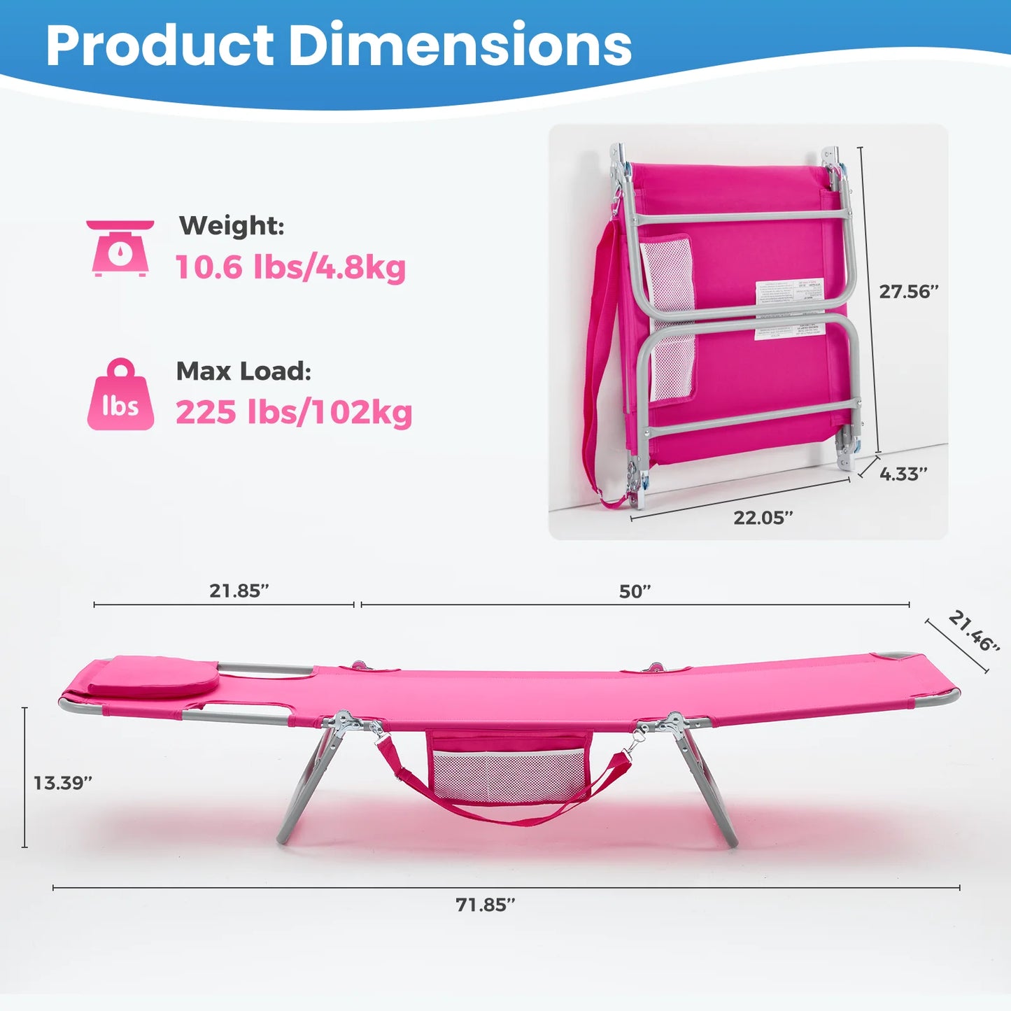 SunSerene™ Adjustable Foldable Comfort Chair