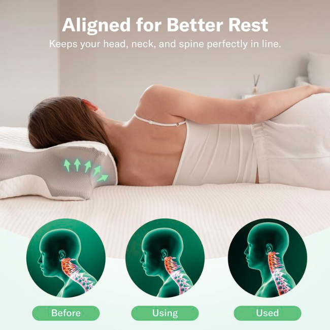 Vaultora™ CozySleep Cervical Pillow