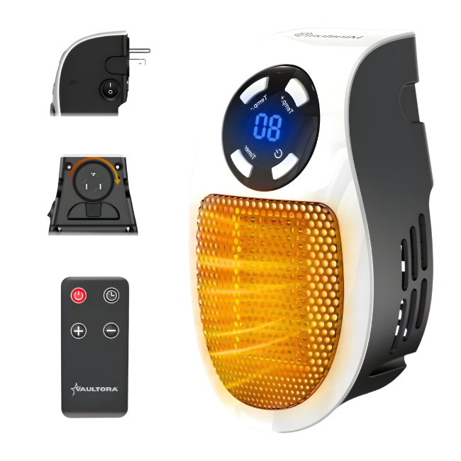 Vaultora™ HomeHeat Mini Plug-in Space Heater